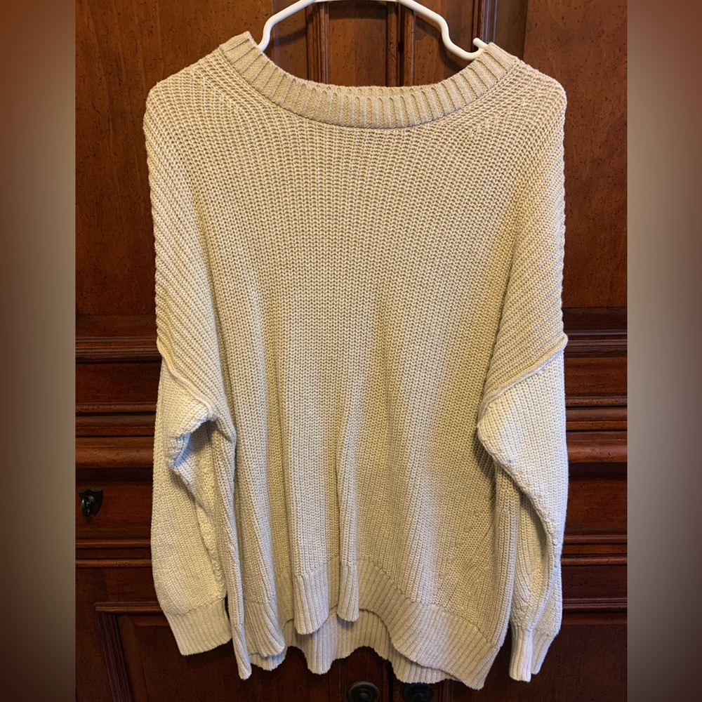 American Eagle Cream Sweater